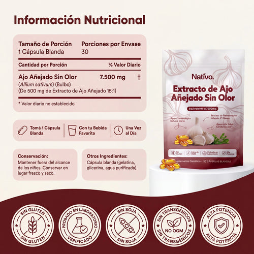 Extracto de Ajo Añejado